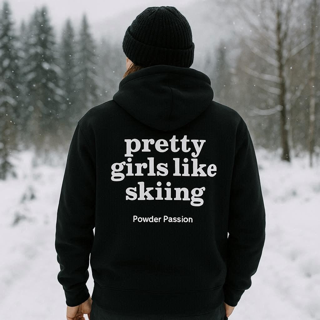 PRETTY GIRLS LIKE SKIING - Hoodie